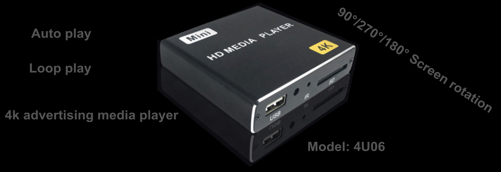 4U06 4K Android tv box 