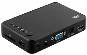 Multimedia Player Auto play 1080P USB SD U Disk HD VGA AV Output